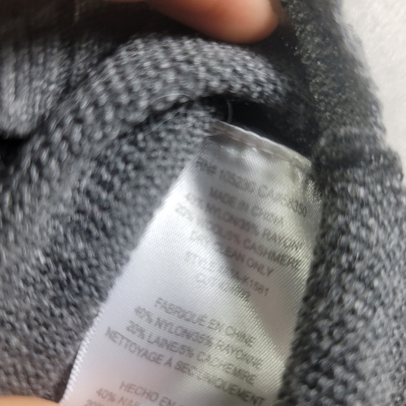 Joie Zephyrine Wool Cashmere Oversized Sweater Grey - Picture 5 of 8